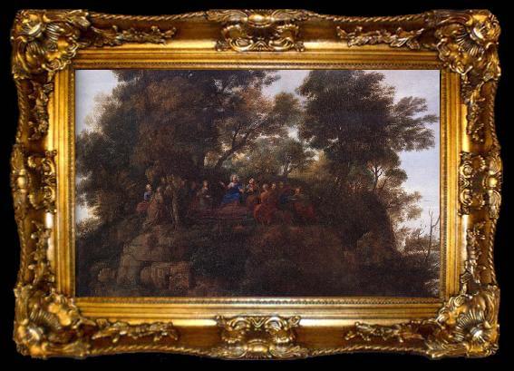 framed  Claude Lorrain Details of The Sermon on the mount, ta009-2